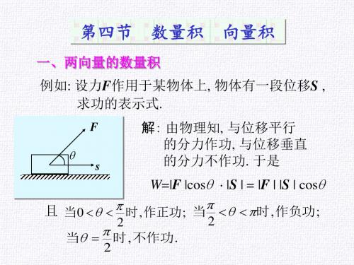 两向量的数量积汇总