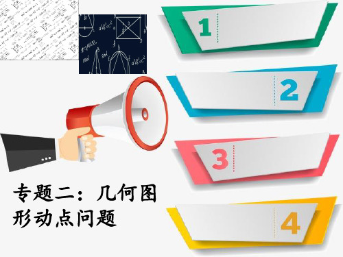 2020安徽中考数学专题复习(二)：几何图形动点问题PPT下载