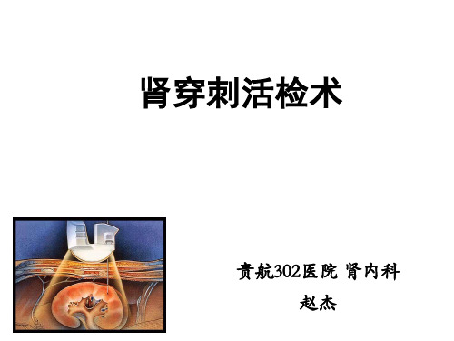 肾穿刺活检术及围手术期护理2018