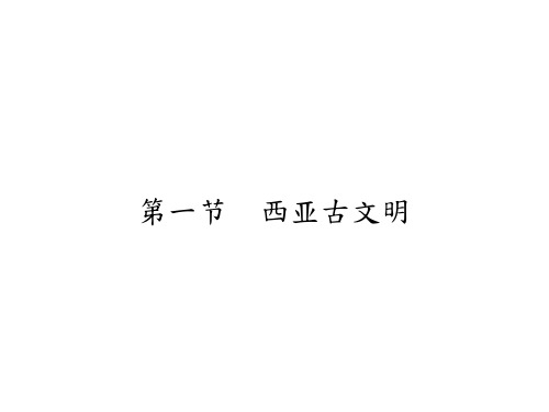 教学PPT：西亚古文明