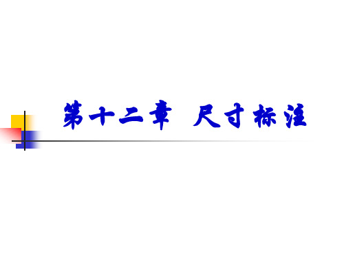 AutoCAD  2014  基础 12 尺寸标注