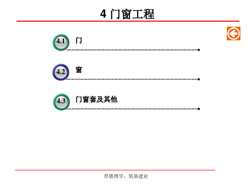 7、门窗工程