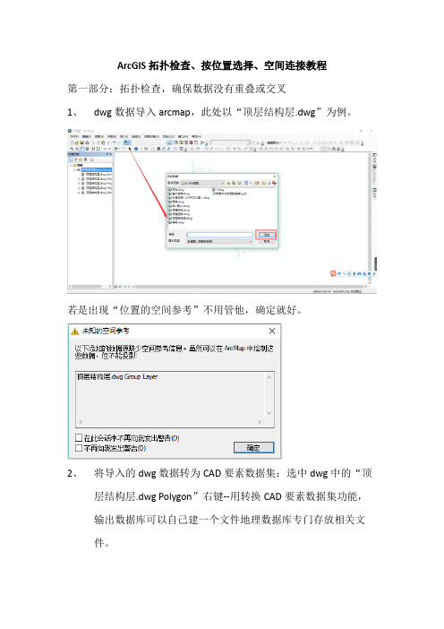 ArcGIS拓扑检查教程