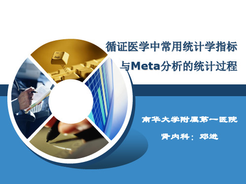 第二讲 循证医学中常用统计学指标和Meta分析统计过程