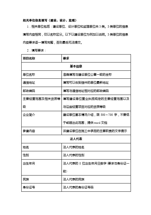 鲁班奖参建单位网上申报需提交的资料