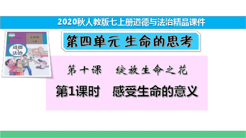七上道法精品课件4.10.1  感受生命的意义