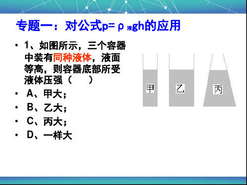 液体压强出课课件