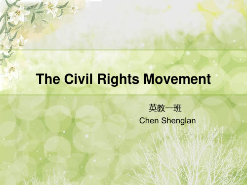 the civil right movement汇总