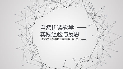 自然拼读教学实践经验与反思