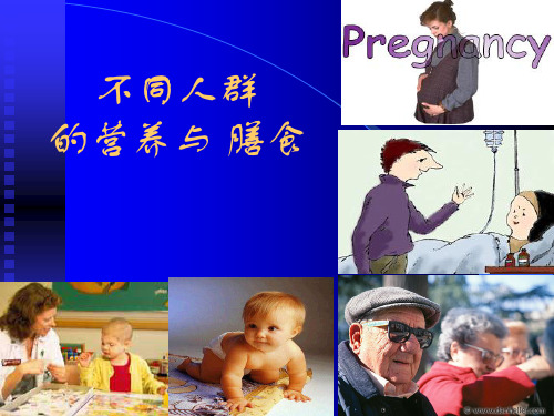 不同人群的营养与膳食ppt课件