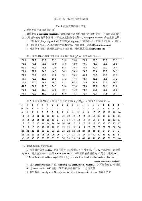 SPSS软件在医学统计的应用_第3讲