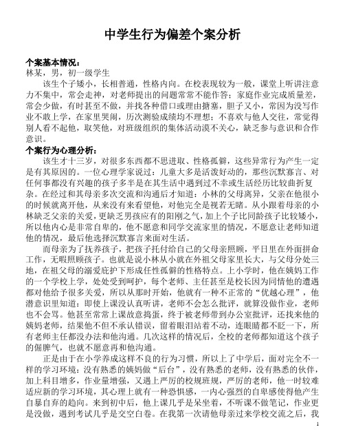林健滨个案分析