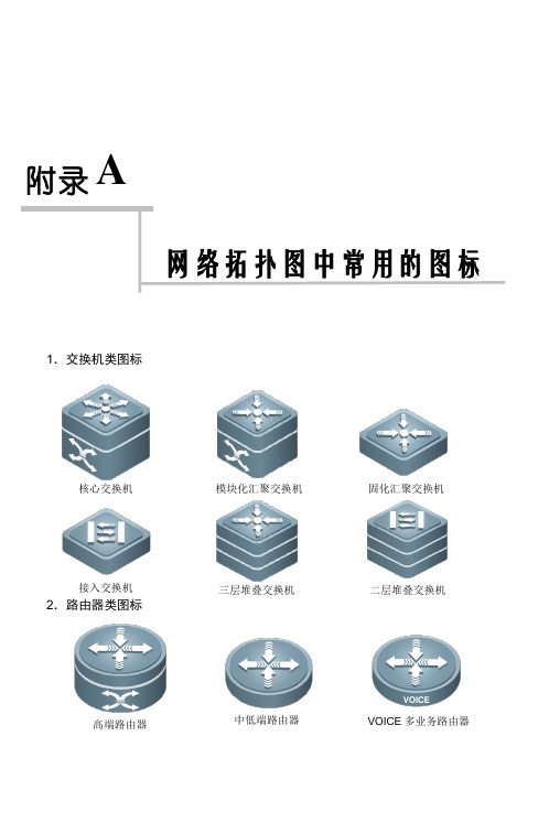 网络拓扑图中常用的图标