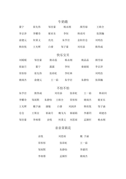 牛奶歌