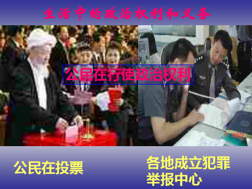 政治权利和义务参与政治生活的准则1(PPT)2-1