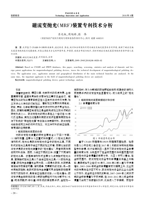 磁流变抛光(MRF)装置专利技术分析