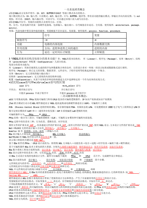 EDA期末知识整理