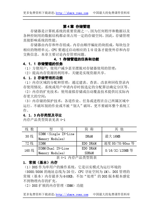 存储管理