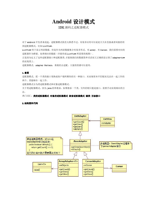 Android之源码适配器