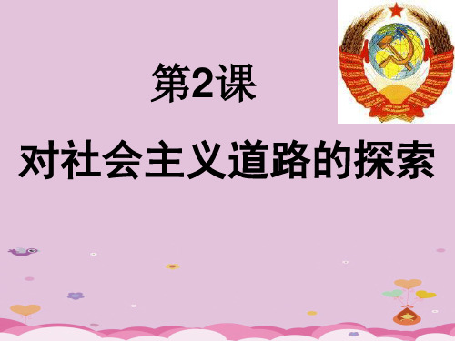 对社会主义道路的探索ppt13 人教版