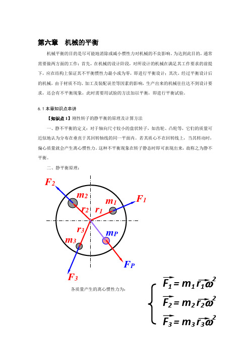 机械原理考研讲义五(机械的平衡)