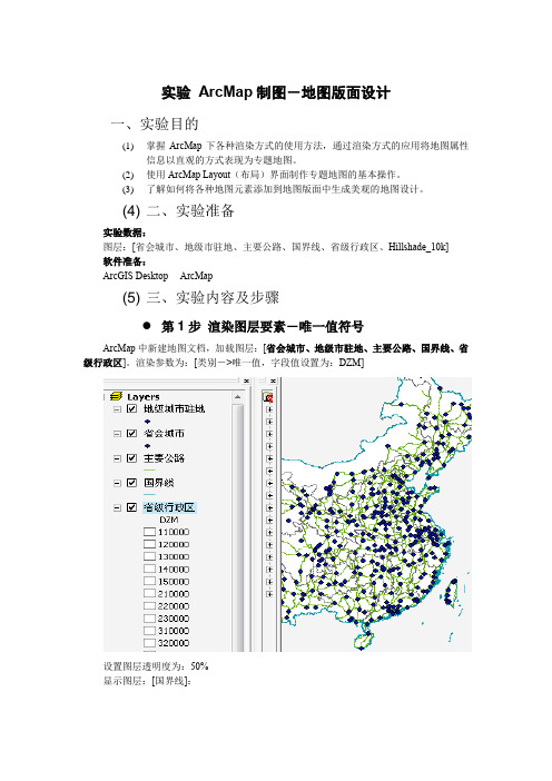 AICMap地图制作   实习报告