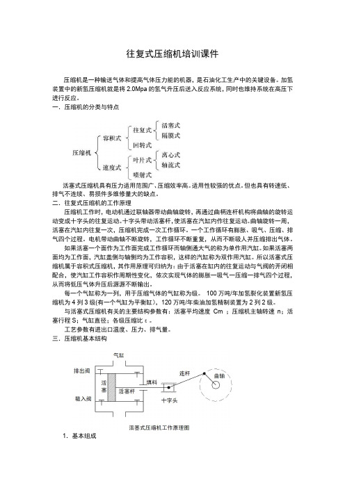 往复式压缩机培训课件