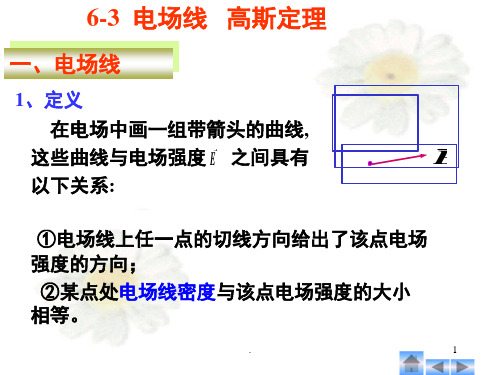 大学物理高斯定理课堂PPT