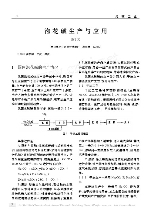 泡花碱生产与应用