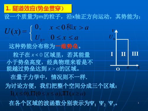 隧道效应及其应用