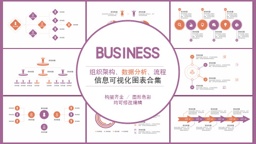 组织架构数据分析流程可视化图表合集