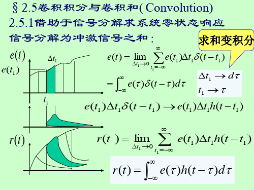 与冲激函数或阶跃函数的卷积