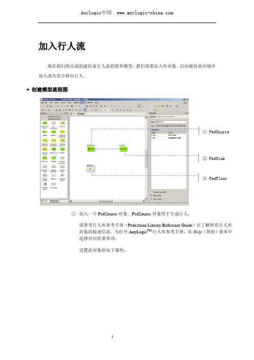 Anylogic人群疏散方面,地铁入口模型(二)-加入行人流