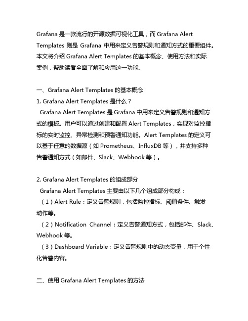 grafnaalert templates 模板