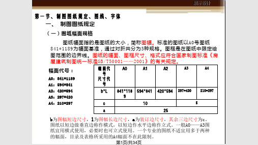 展示设计制图基础PPT课件