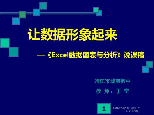 —《Excel数据图表与分析》说课稿PPT课件