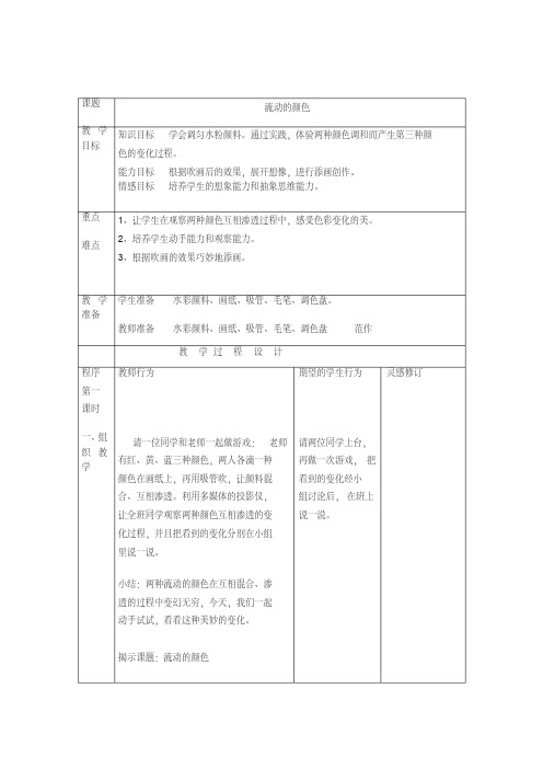 人教版小学二年级美术上册教案全册