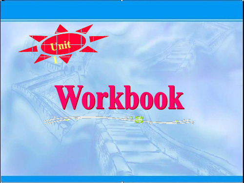 2019-2020学年人教版(浙江专用)必修1课件：Unit 1 FriendshipP5 Workbook