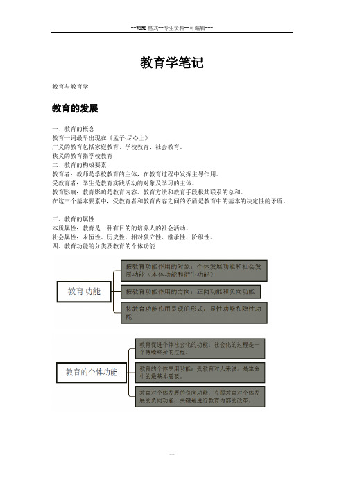 教育学笔记整理版