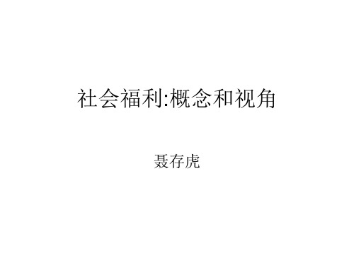 第一讲社会福利定义.pptx