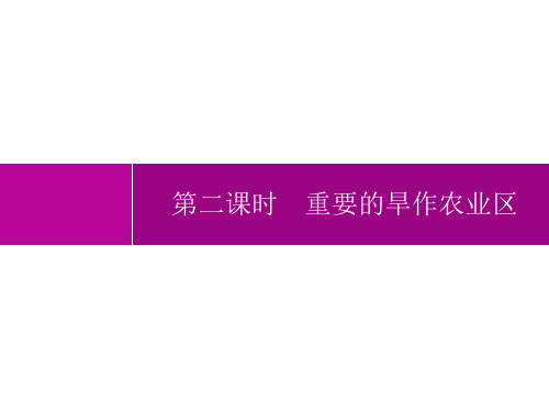 人教版初中地理八年级下册精品教学课件 第六章 第一节 第二课时 重要的旱作农业区