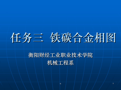 铁碳合金相图解析