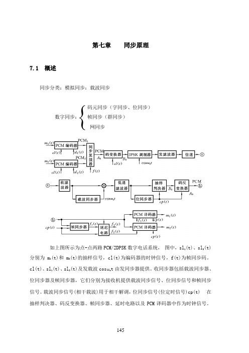 通信原理第七章同步原理