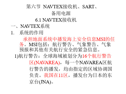 第六节 NAVTEX接收机、SART和备用电源(3)