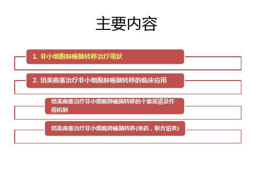 最新力比泰治疗脑转移进展-PPT文档