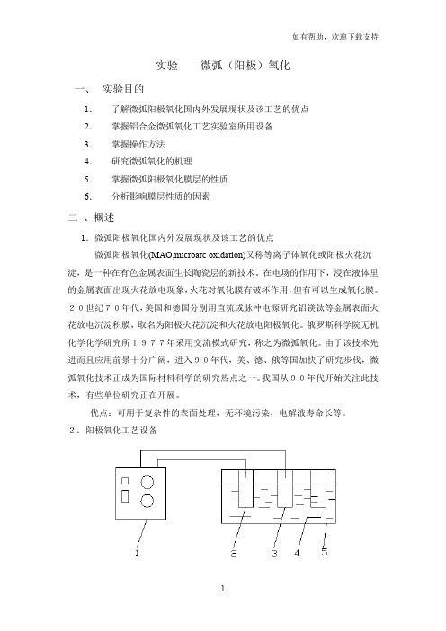 表面工程学实验指导书