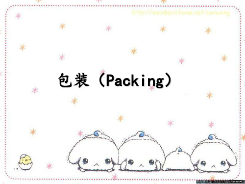 包装(Packing)讲解