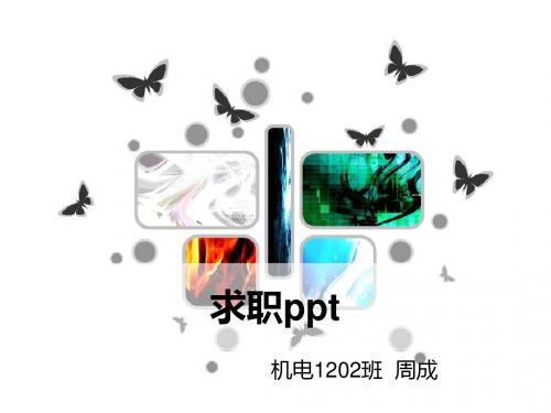 求职ppt