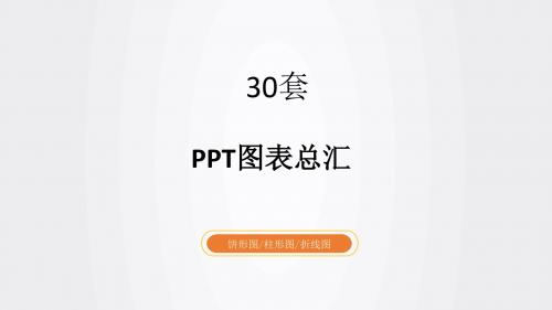 精品PPT图表总汇