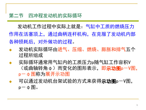 汽车1.2发动机实际循环